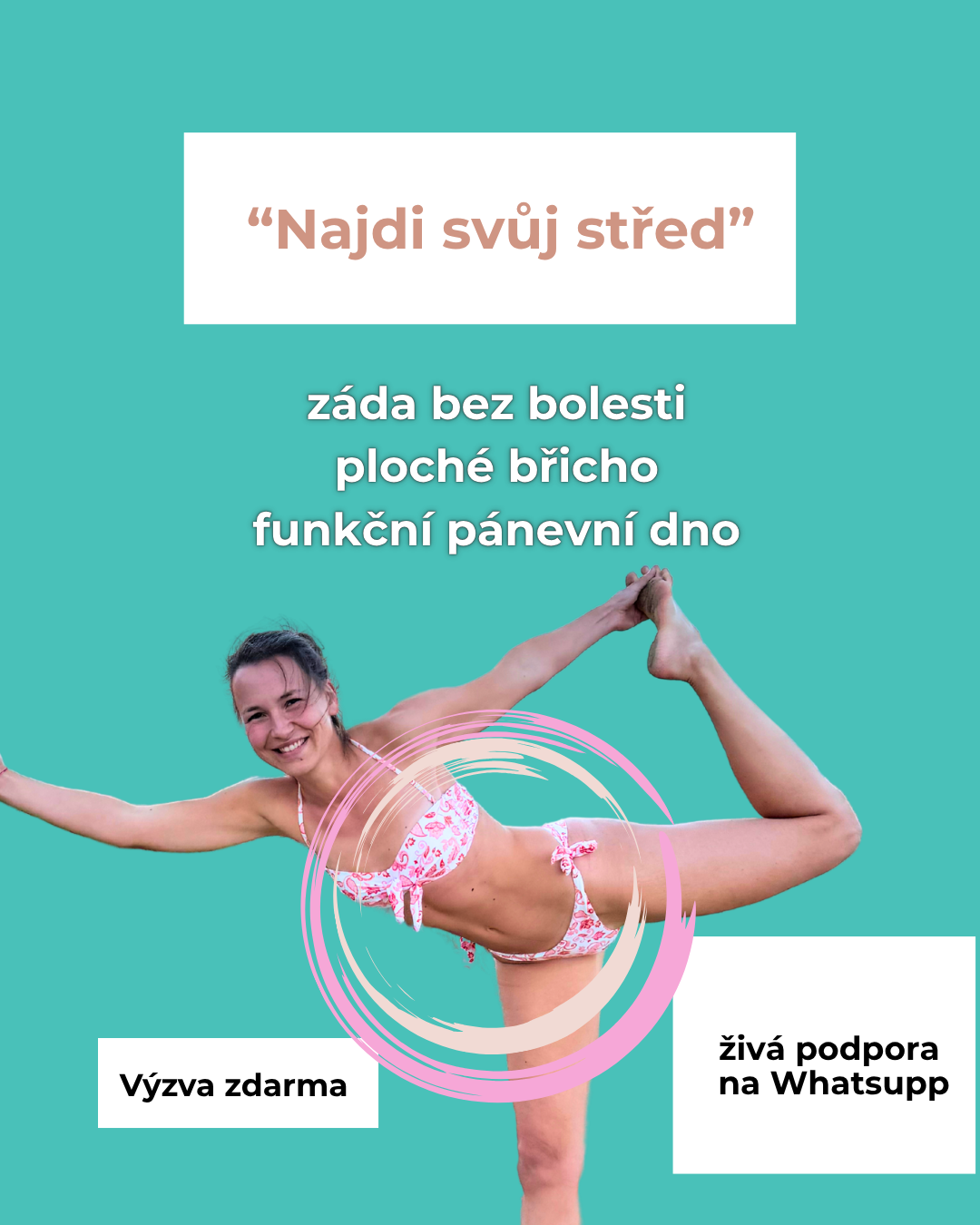 cviky pro střed těla a ploché břicho